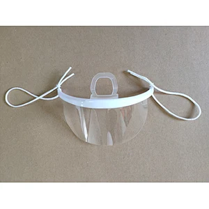 Manufacture Transparent Anti-fog Health Care Face Mouth Shield Kitchen Restaurant Catering Shields for Food
