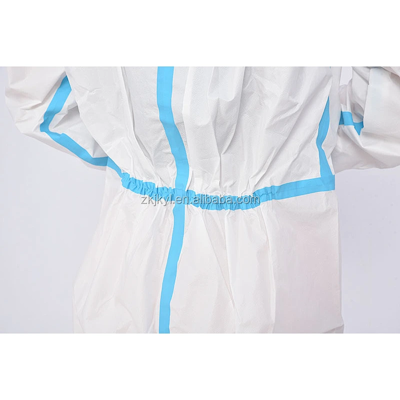 SMS non woven isolation suit hospital protective clothing protection isolation coverall