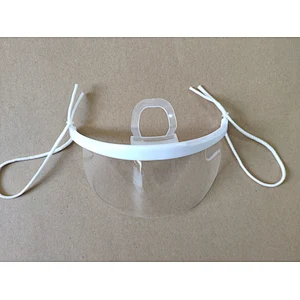 Manufacture Transparent Anti-fog Health Care Face Mouth Shield Kitchen Restaurant Catering Shields for Food
