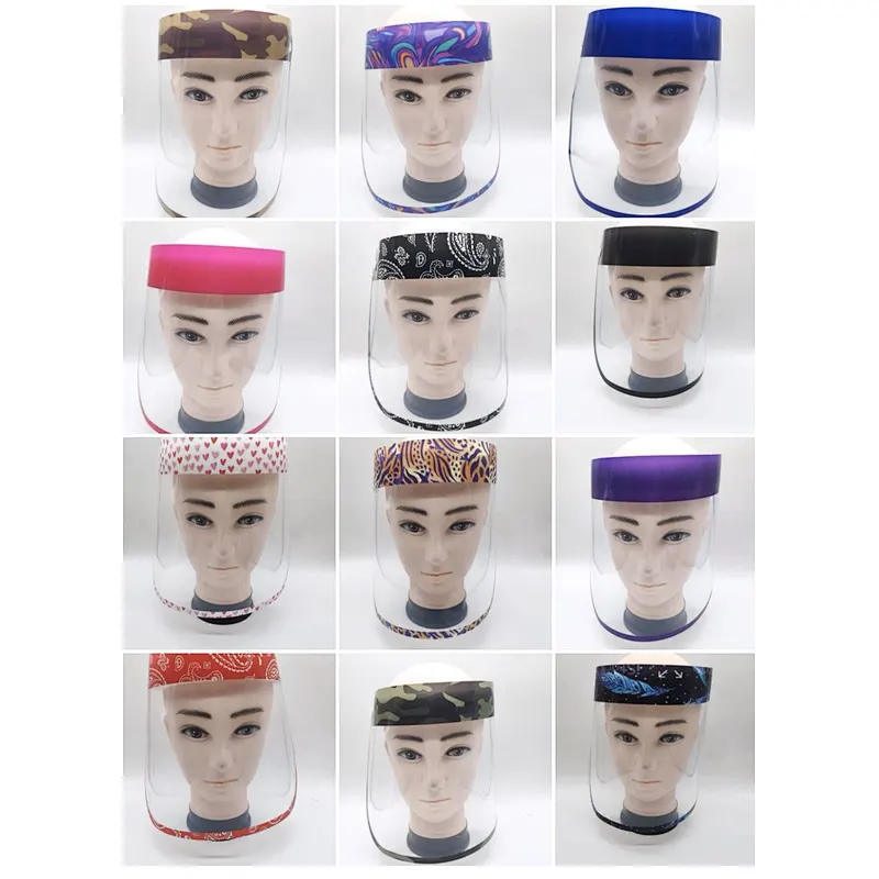 Stylish clear respirator safe  anti oil splash anti fog full face shield splash with eye protection face shield