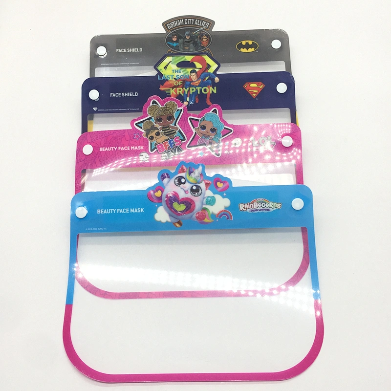 custom Face shield Protective Shield Anti-Dust Plastic Full Kids Face visor Disposable Face Shields