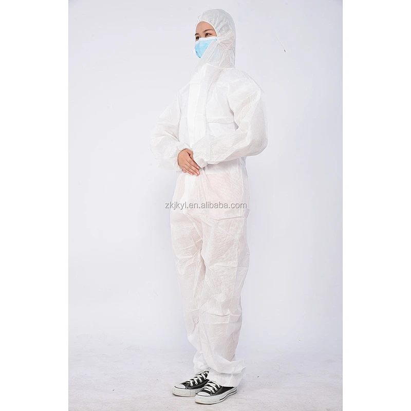 SMS non woven isolation suit for hospital protective gowns protection isolation coverall