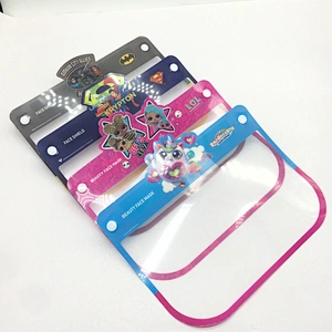 custom Face shield Protective Shield Anti-Dust Plastic Full Kids Face visor Disposable Face Shields