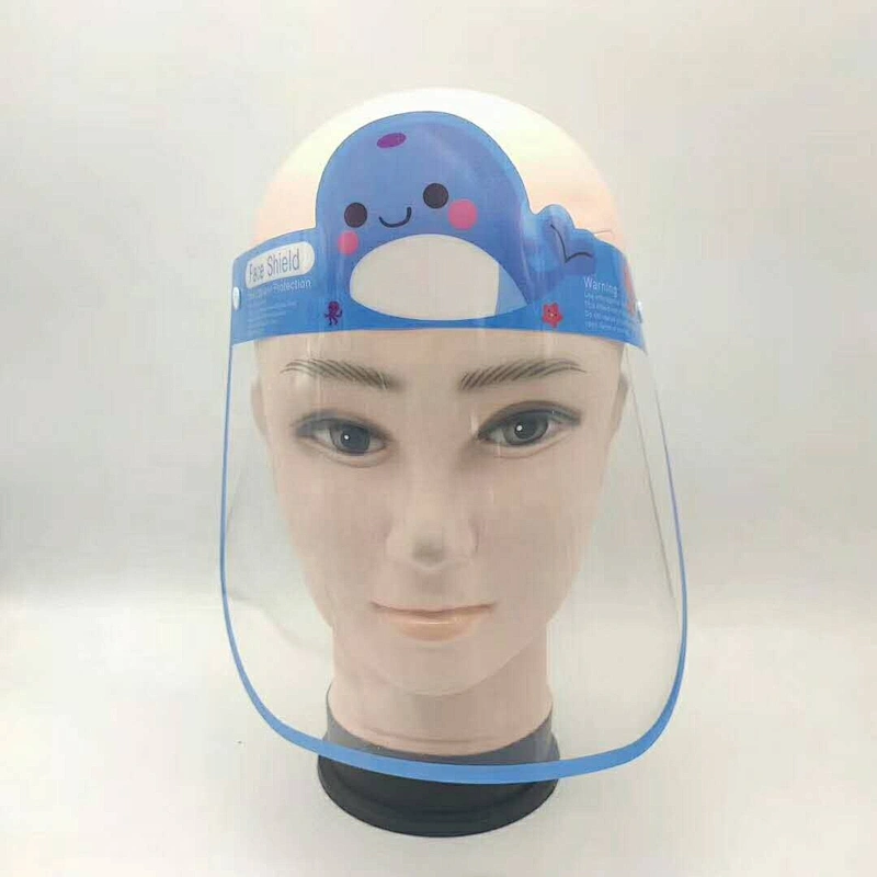 factory directly kawaii kids carton prevention clear full face shield transparent isolation protective face shield