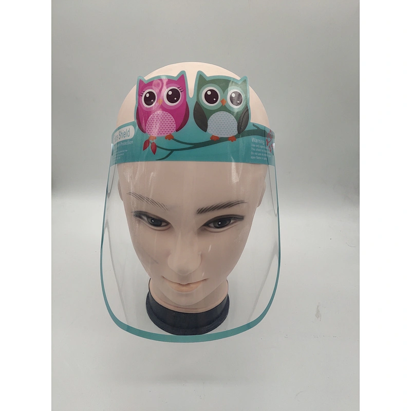 kawaii kids cartoon  prevention clear full face shield  transparent isolation protective face shield custom patterns