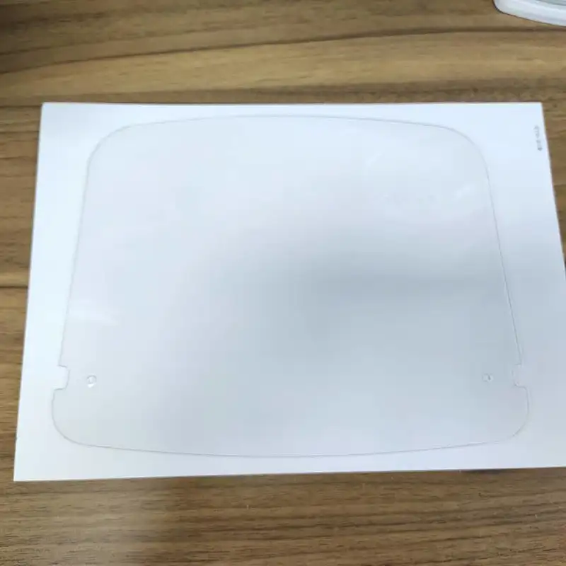 China factory reusable protective double filmed PET shield