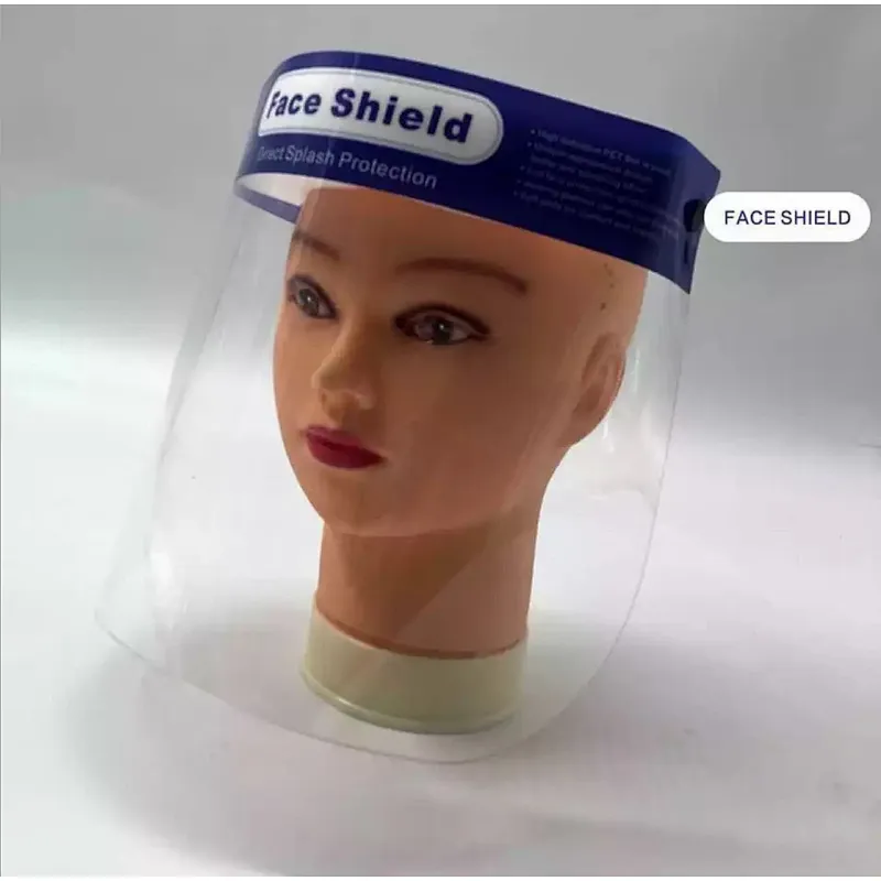 China factory reusable protective full face shield anti fog slpash eye shield protective face shield