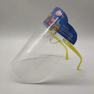 China factory hot selling  cartoon cute full face shield  transparent isolation protective face shield for children