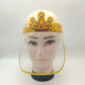 kids protective face cover anti-droplet splash-proof double-sided anti-fog protective isolation face shield