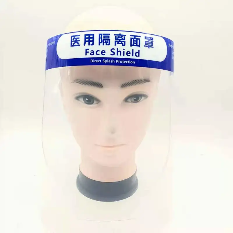 Personal Protection Face Plastic Shields Full Face Protective Cover Face and Eyes Shield Safety Anti-Fog Anti-Oil Anti