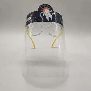 China factory hot selling prevention clear full shield double filmed isolation protective face shield for school students