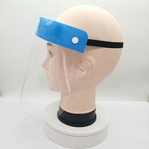 Transparent high Definition Personal Protective Plastic Visor Shield Splash Proof Face Shield