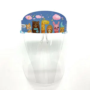 school Children's glass frame out-door anti-splashing dust isolation transparent protection face shield