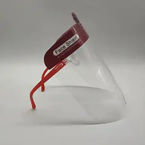 China factory hot selling prevention clear full shield double filmed isolation protective face shield for school students