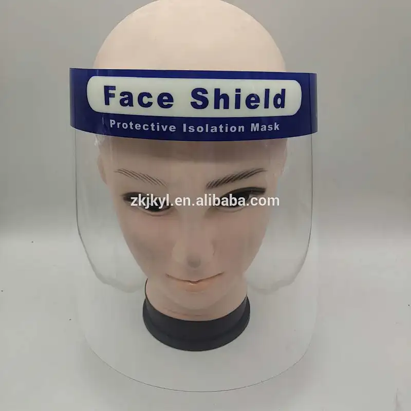 manufacture direct wholesale  reusable protective full face shield anti fog splash eye shield  protective face shield