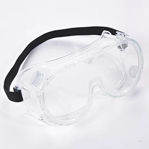 goggle Four beads transparent protective sealing anti-droplet anti-sputum elastic band goggles soft convenient