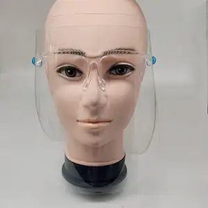 factory  reusable transparent prevent clear full face shield detachable isolation protective face shields