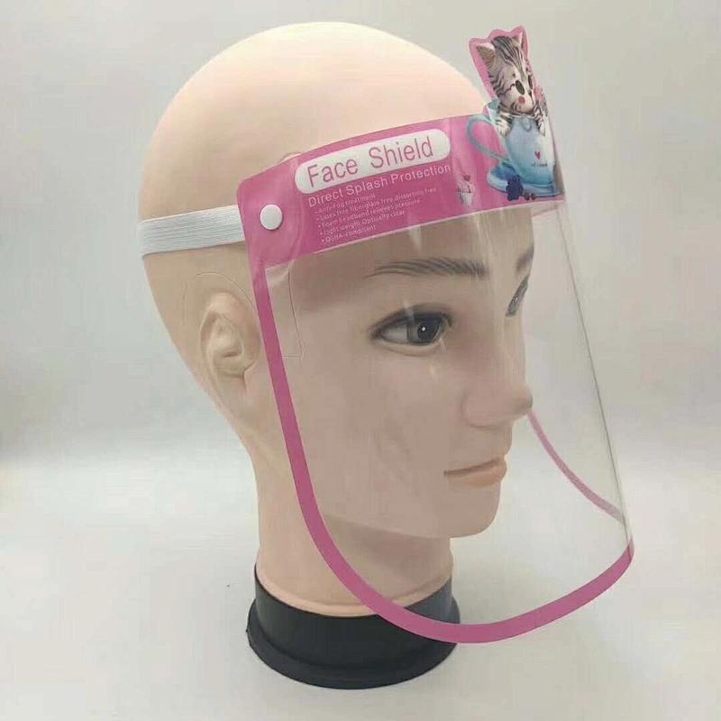 factory wholesale kids protective face shield full face kawaii cartoon custom pattern disposable face shields