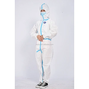 SMS non woven isolation suit hospital protective clothing protection isolation coverall