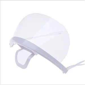 Manufacture Transparent Anti-fog Health Care Face Mouth Shield Kitchen Restaurant Catering Shields for Food
