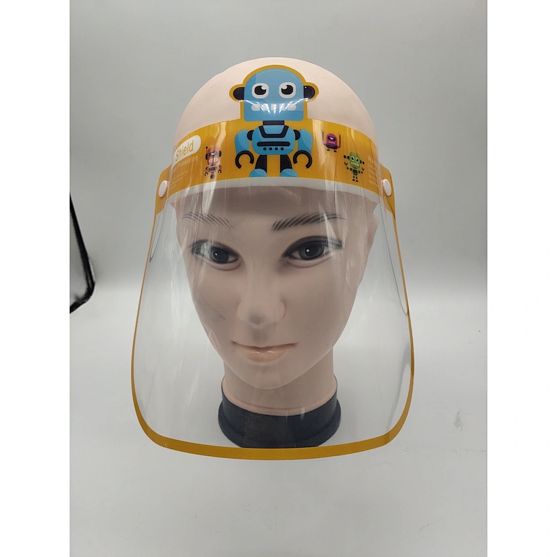 kawaii kids cartoon  prevention clear full face shield  transparent isolation protective face shield custom patterns