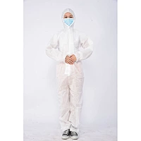 SMS non woven isolation suit for hospital protective gowns protection isolation coverall
