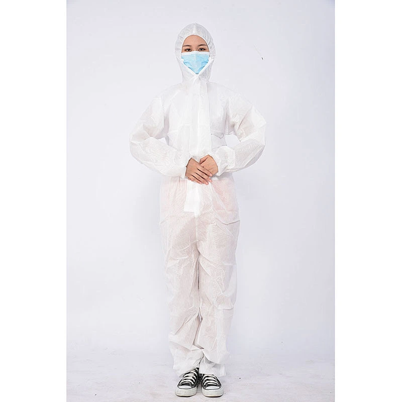 SMS non woven isolation suit for hospital protective gowns protection isolation coverall