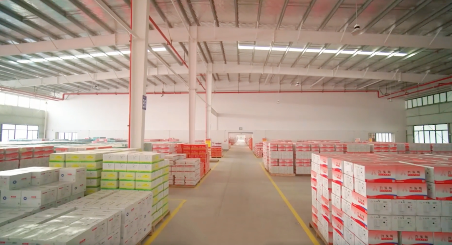Bulk PVC tape finished goods warehouse for large orders