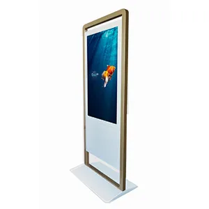 Dual sides floor standing totem