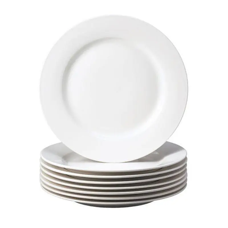 Plate White 10