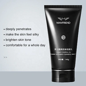 High Quality Best Customized Private Label Wholesale Oil Control Face Wash Foam Facial Cleanser For Men