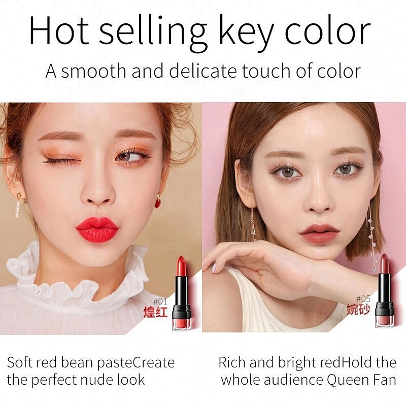 Customize Make Your Own Private Label Cosmetics Organic Matte Waterproof Not Fade  Lipstick
