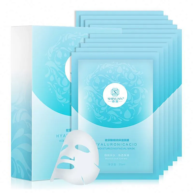 Wholesale Beauty Hyaluronic Acid Private Label Facial Masks Face Sheet Mask