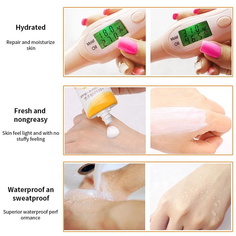 China Best Manufacturing Wholesale Bulk oem private label SPF30 Sun Block Whitening Natural Sunscreen