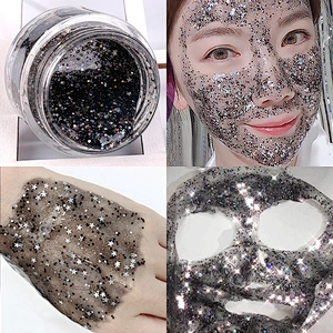 Fashion Korea Star Facial Clean Moisturizing Blackheads Peel Off Beauty Cosmetic Face Glitter Mask