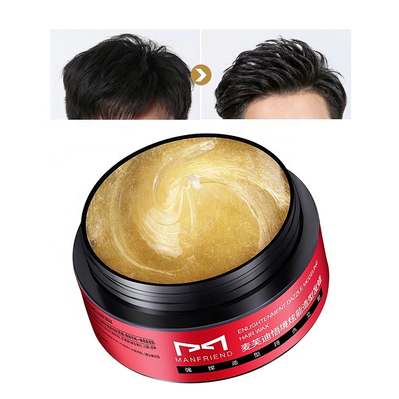 Custom your logo organic gel pomade wax hair style wax for men