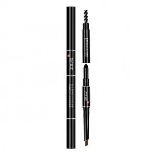 Hot Selling High Quality Custom OEM ODM 3 in 1 Waterproof Eyebrow Pencil With Brush