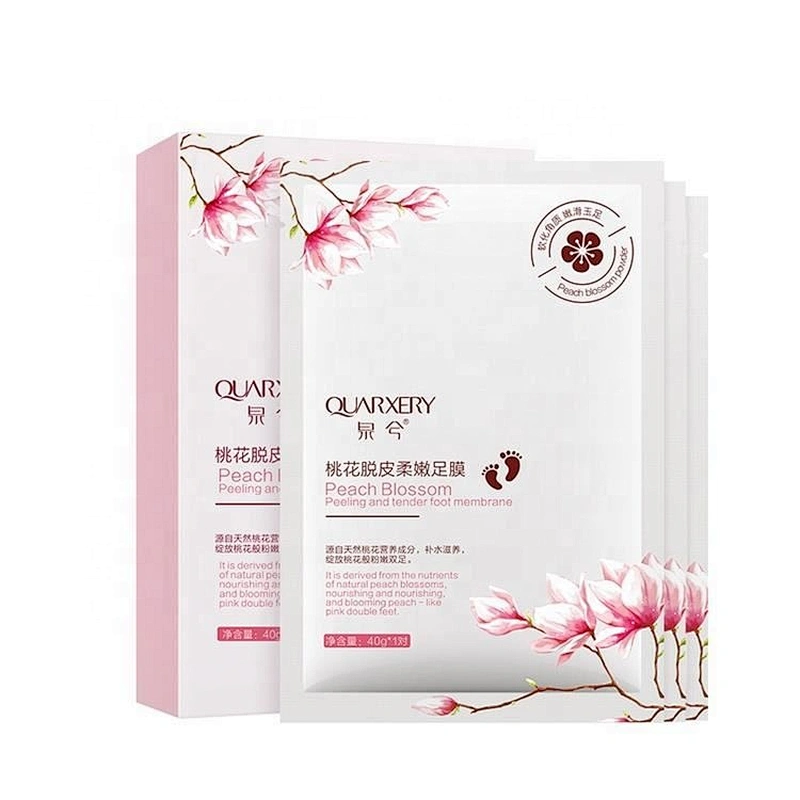 Private label whitening deep repairing moisturizing exfoliating foot peeling mask