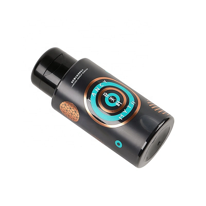 private label high quality organic bamboo charcoal  liquid oil free gentle face makeup remover
