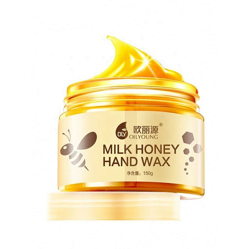 Whitening Moisturizing Exfoliating Hand Wax Cream Paraffin Tear Off Milk Honey Hand Wax For Hand