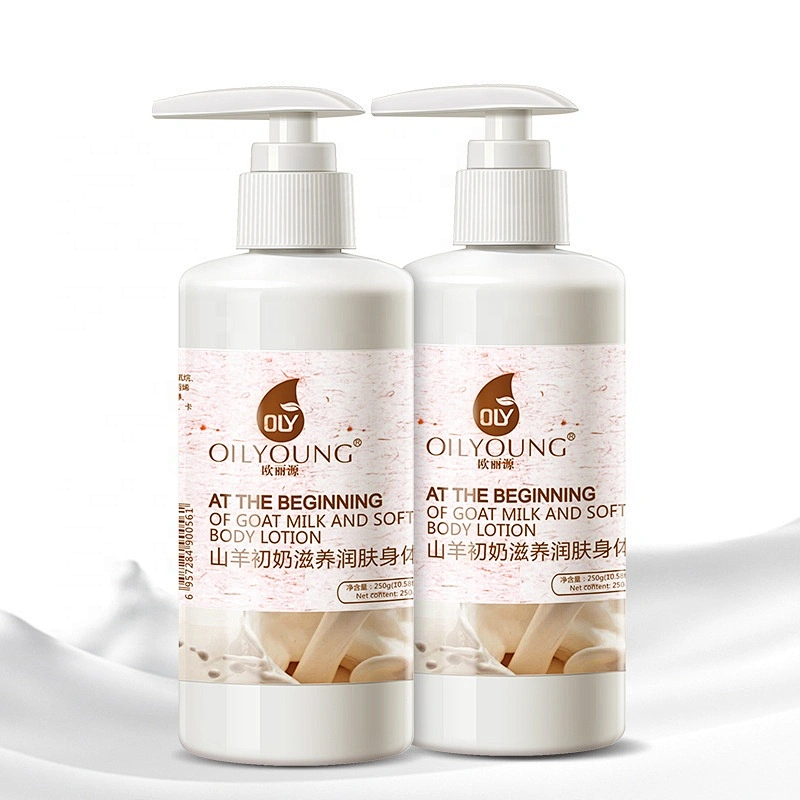 Goat milk bleaching face body cream black snow skin whitening moisturizing body lotion skin lightening lotion