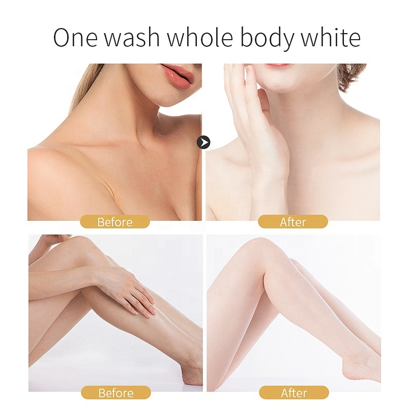 Private label Deeply Cleaning Skin Volcanic Mud Shower Gel Skin Whitening Body Wash