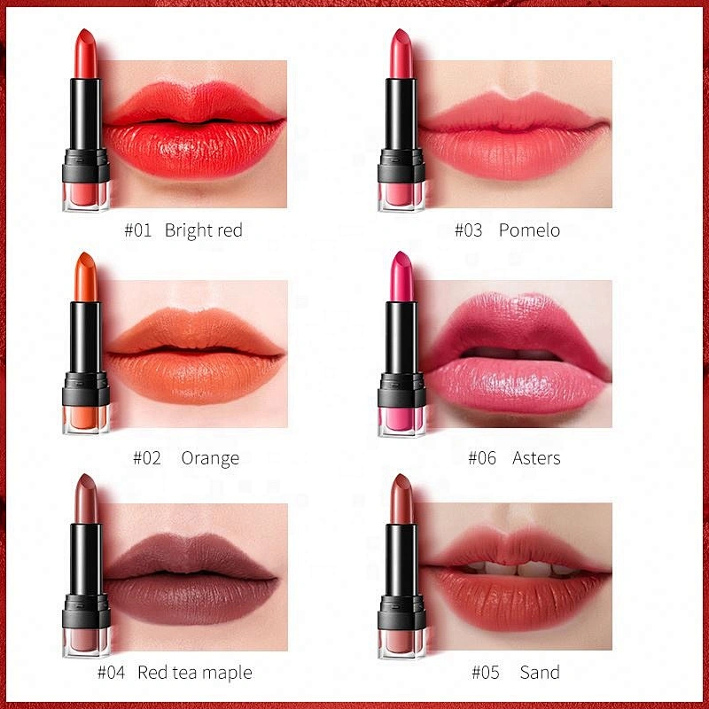 Customize Make Your Own Private Label Cosmetics Organic Matte Waterproof Not Fade  Lipstick