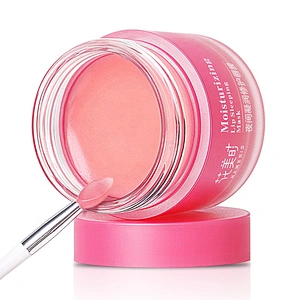 private label pink lip lightening plumping mask hydrating plumper collagen lip mask patch