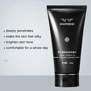 High Quality Best Customized Men Black Wholesale Refresh Face Wash Facial Cleanser For Men