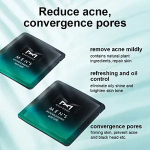 Hot sale Acne Cleaning Acne Remover Treatment Non Woven Facial Mask Sheet Oem Face Mask
