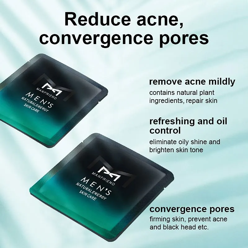 Hot sale Acne Cleaning Acne Remover Treatment Non Woven Facial Mask Sheet Oem Face Mask