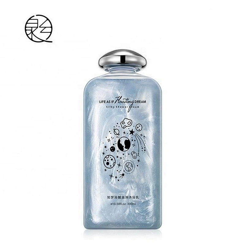 Professional Supplier Natural Organic Skin Whitening Nourishing Women Glitter Perfume Type Shower Gel Body Wash
