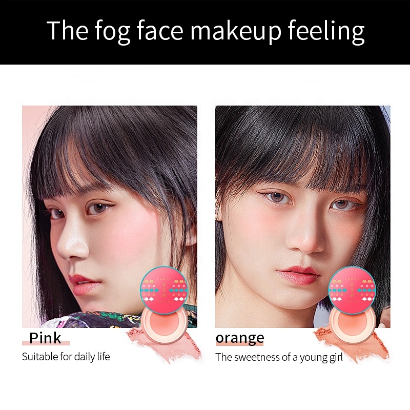 Private Label Custom Logo Cheek Blusher Compact Powder Soft And Delicate Makeup Blush