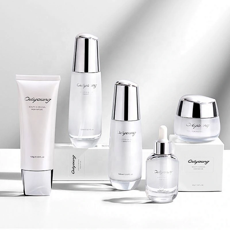 New Arrival Professional Private Label Anti Aging Pearl Whitening Cream Hemp Skin Care Set